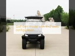 Golfwagenmodell mit 4+2-Sitzkonfiguration